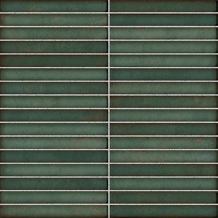 Brecon Linear Emerald Ceramic Wall Tile – 35x35cm - product image 7