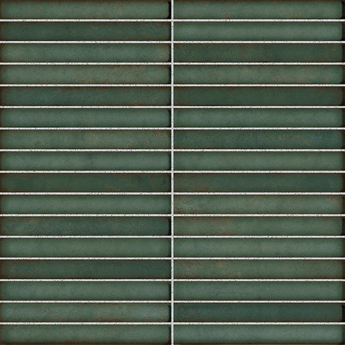 Brecon Linear Emerald Ceramic Wall Tile – 35x35cm - product image 6