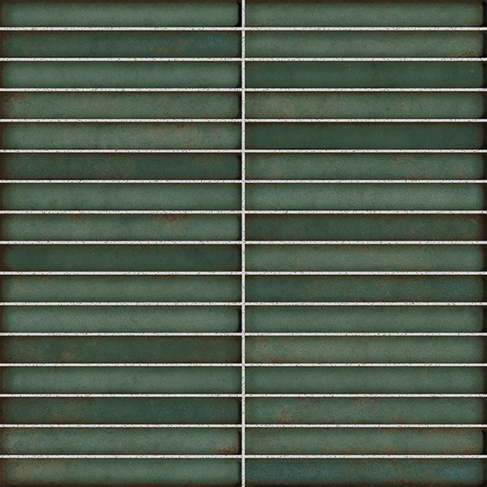 Brecon Linear Emerald Ceramic Wall Tile – 35x35cm - product image 5