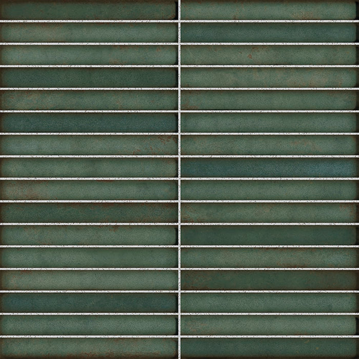 Brecon Linear Emerald Ceramic Wall Tile – 35x35cm - product image 4