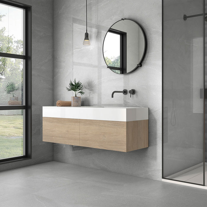 Faro Grey Gloss Ceramic Wall – 29.5x59.5cm - product image 2