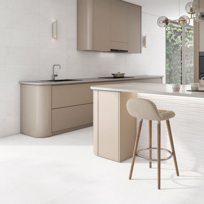 Venetia White Matt Porcelain Wall & Floor – 59.5x59.5cm - product image 2