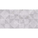 Milan Geo Grey Matt Ceramic Wall – 25x50cm