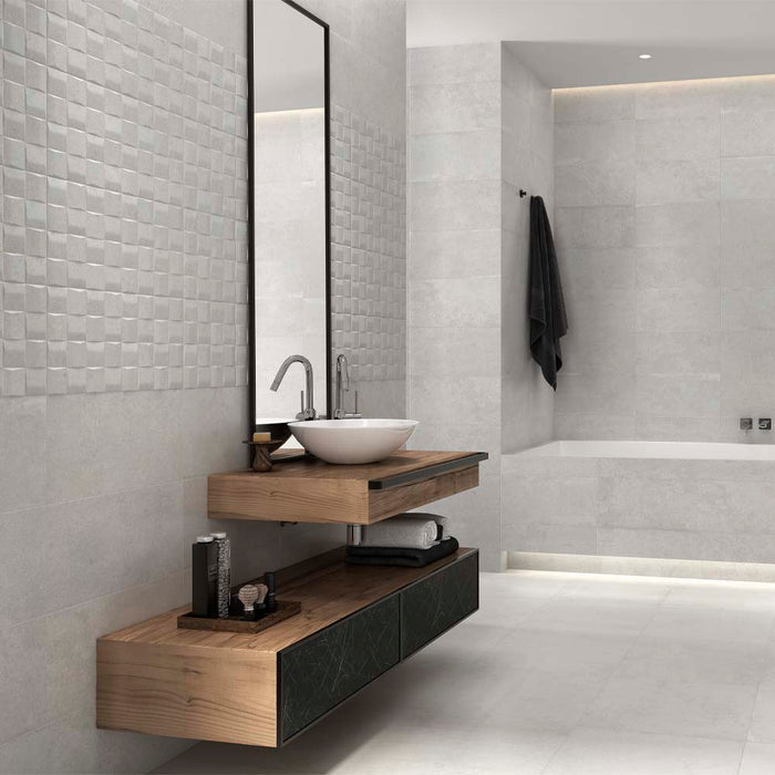 Marlowes White Matt Ceramic Wall – 25x50cm - product image 2
