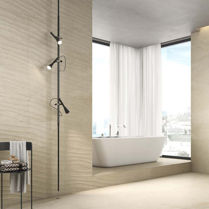 Portofino Beige Matt Ceramic Wall – 24x69cm - product image 2