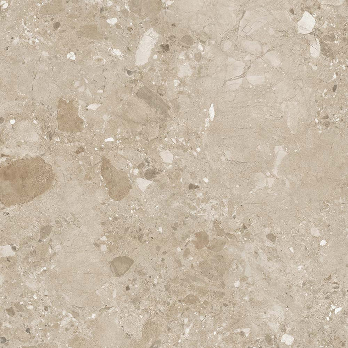 Bravelle Terrazzo Beige Matt Porcelain Wall & Floor – 90x90cm - product image 5