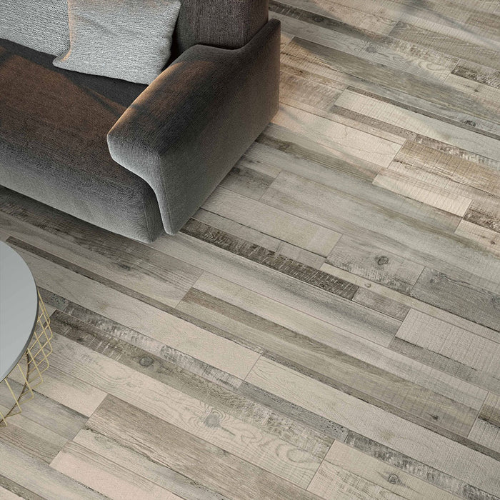 Trevessa Grey Glazed Porcelain Wood Effect Wall & Floor – 20x120cm