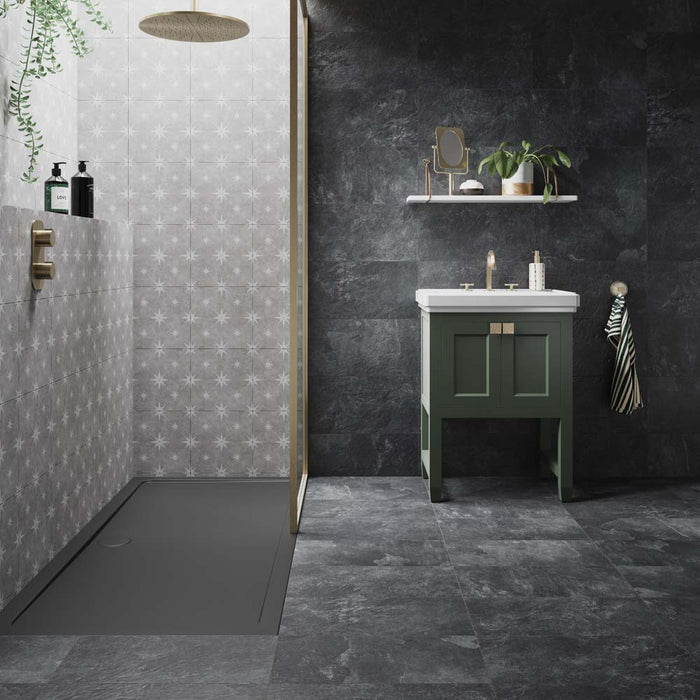 Mistral Grey Patterned Matt Vitrified Ceramic – 33.5x33.5cm - product image 7
