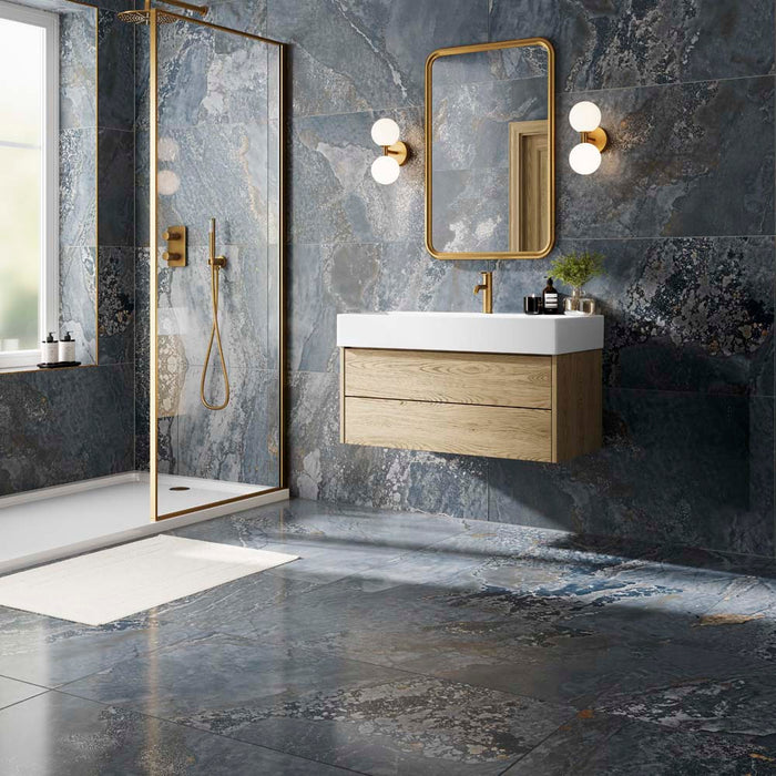 Lomond Blue Polished Glazed Porcelain Wall & Floor – 119.8x59.8cm - product image 5