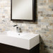 Silver Grey Travertine Brick Mosaic Wall & Floor – 5x10cm