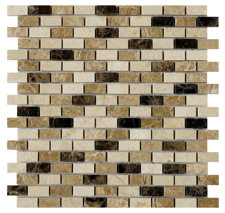 Ludlow Polished Marble Mosaic Wall & Floor – 1.5x3.2cm