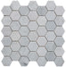 Fioren Stone Hexagon Mixed Finish Marble Mosaic – 4.8x4.8cm