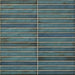 Brecon Linear Turquoise Ceramic Wall Tile – 35x35cm - product image 3