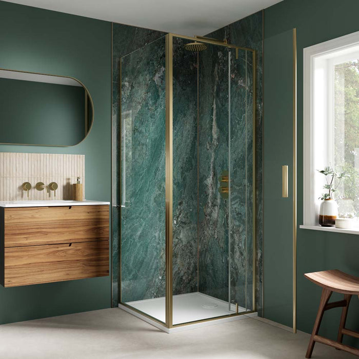 Elvarra Wall Jade Gloss SPC Wall Panel – 95x240cm