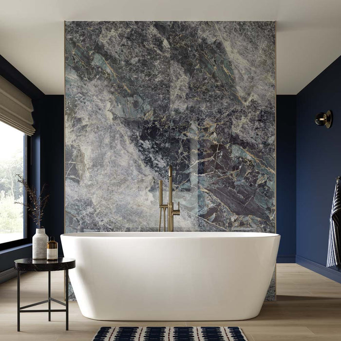 Elvarra Wall Blue Moon Gloss SPC Wall Panel – 95x240cm