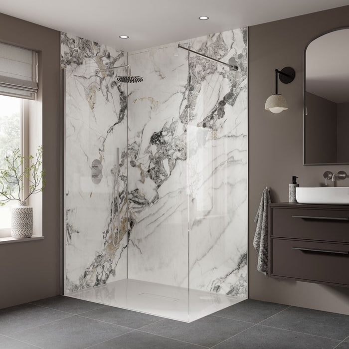 Elvarra Wall Olympus Gloss SPC Wall Panel – 95x240cm
