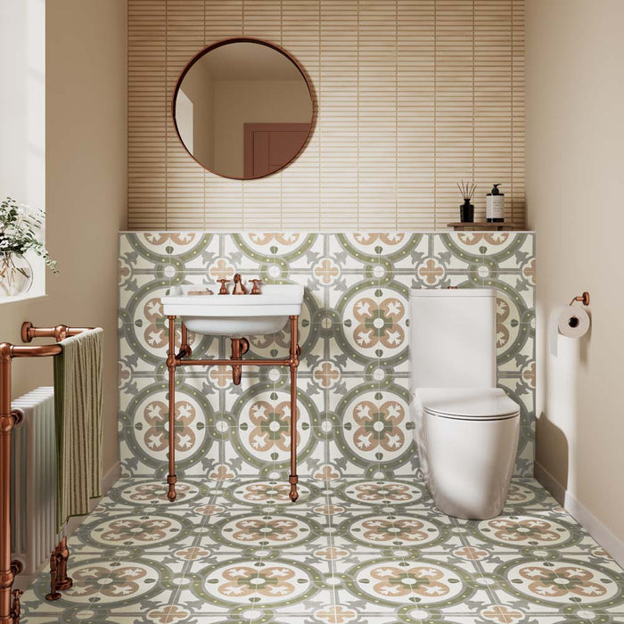 Westmorland Sage Multi Matt Vitrified Ceramic Wall & Floor – 45x45cm - product image 4