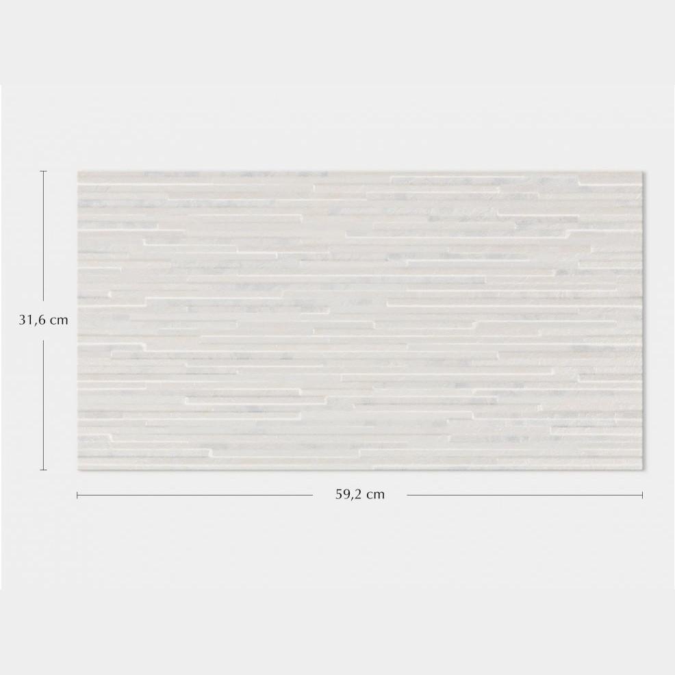 Porcelanosa Jamaica Nacar 31.6x59.2cm Shimmer Décor Wall Tile — Tiles