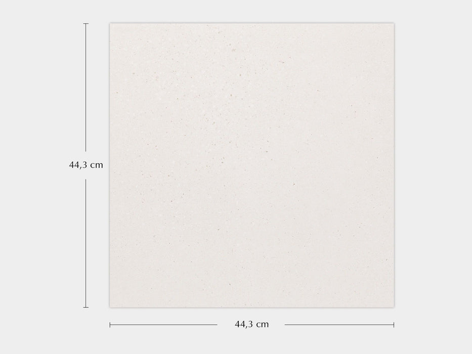 Porcelanosa Bottega White - 44.3x44.3cm Wall & Floor Tile