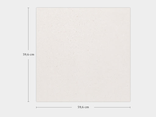 Porcelanosa Bottega White - 59.6x59.6cm Wall & Floor Tile