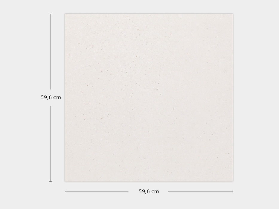 Porcelanosa Bottega White - 59.6x59.6cm Wall & Floor Tile