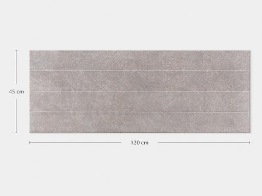 Porcelanosa Spiga Bottega Acero - 45x120cm Feature Wall Tile