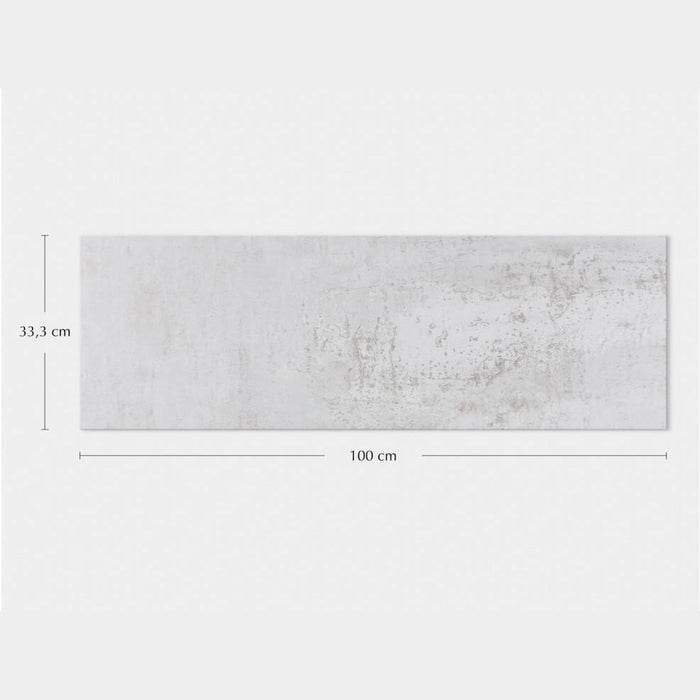 Porcelanosa Shine Niquel - 33.3x100cm - Gloss Wall Tiles